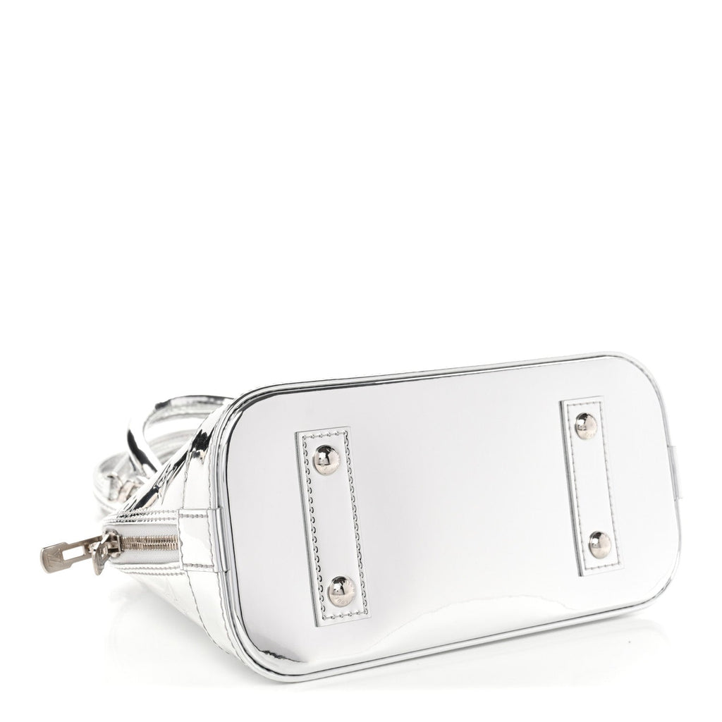 Louis Vuitton Monogram Miroir Alma BB Silver