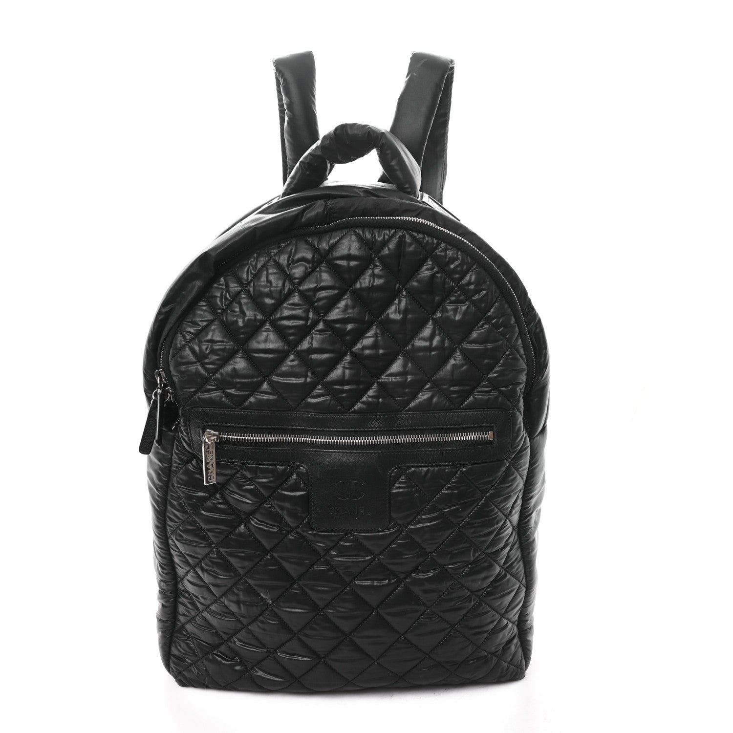 Chanel Nylon Quilted Coco Cocoon Backpack Black