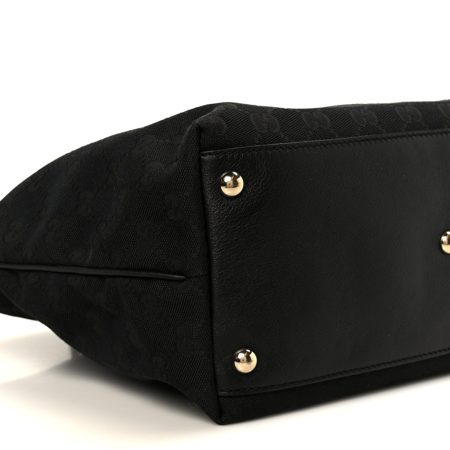 Gucci Monogram Medium New Britt Tote Black
