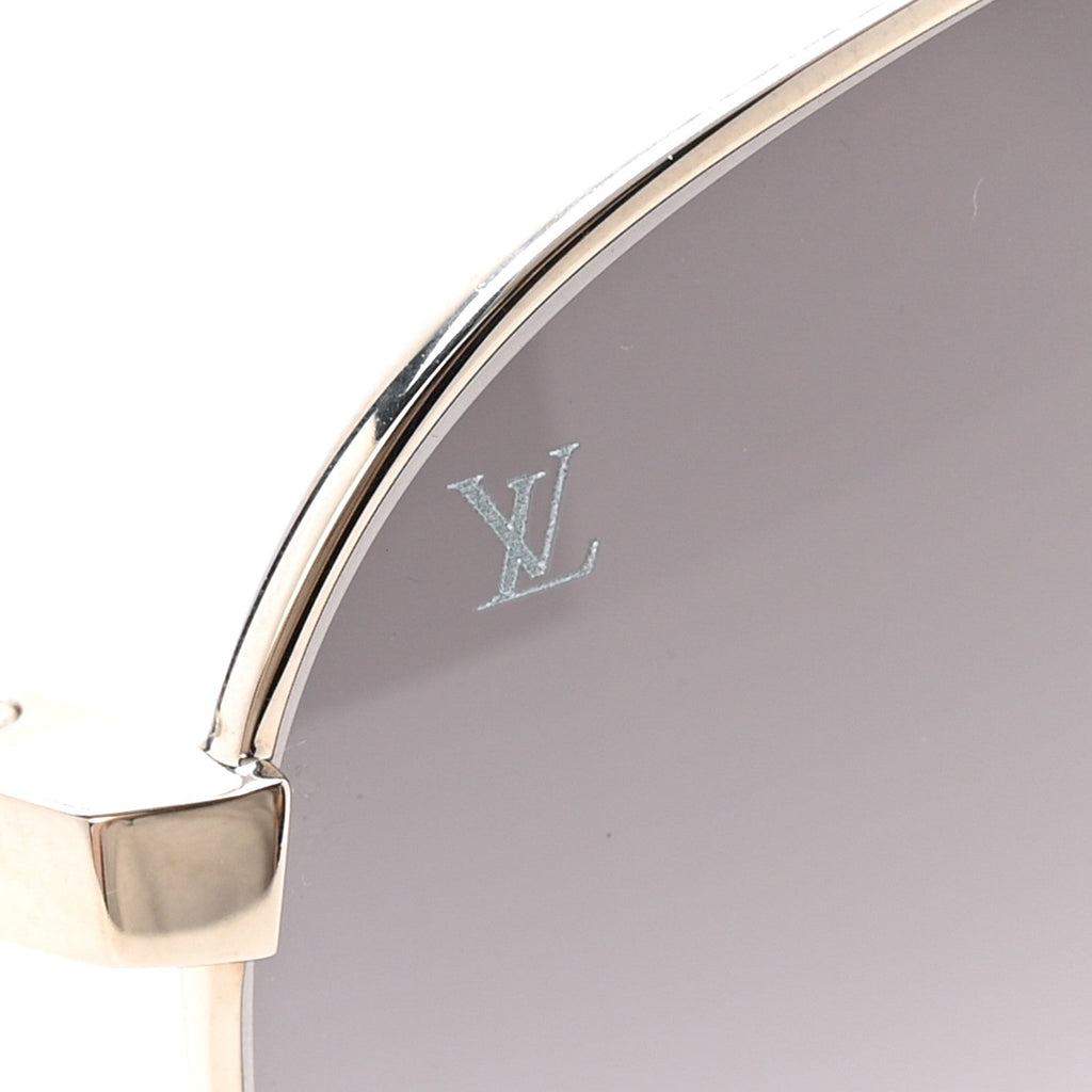 Louis Vuitton Metal Attitude Pilote Sunglasses Z0340U Azur