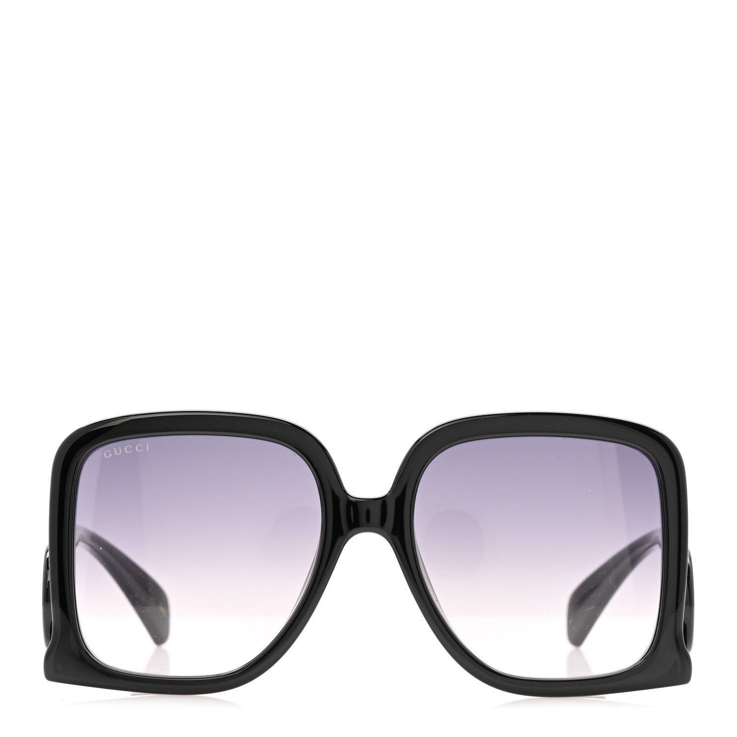 Gucci Acetate Rectangle Frame Sunglasses GG1326S Black