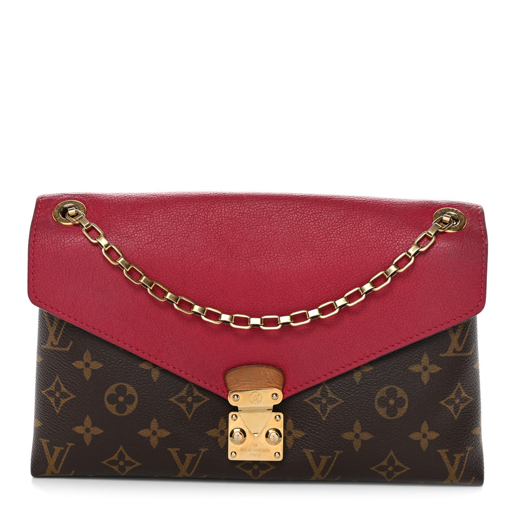 Louis Vuitton Monogram Pallas Chain Poppy