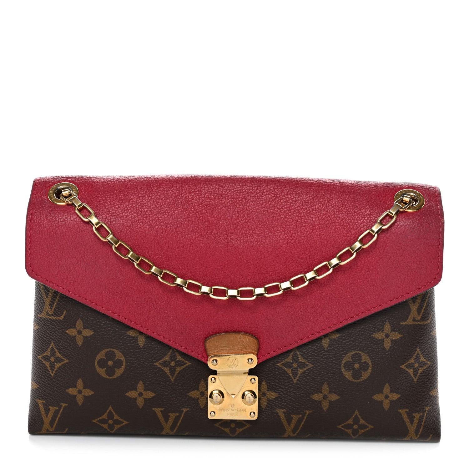 Louis Vuitton Monogram Pallas Chain Poppy