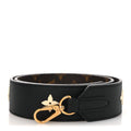 Louis Vuitton Monogram Letter Bandouliere Shoulder Strap Black