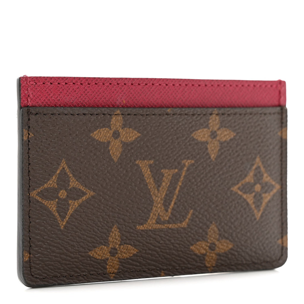 Louis Vuitton Monogram Card Holder Fuchsia