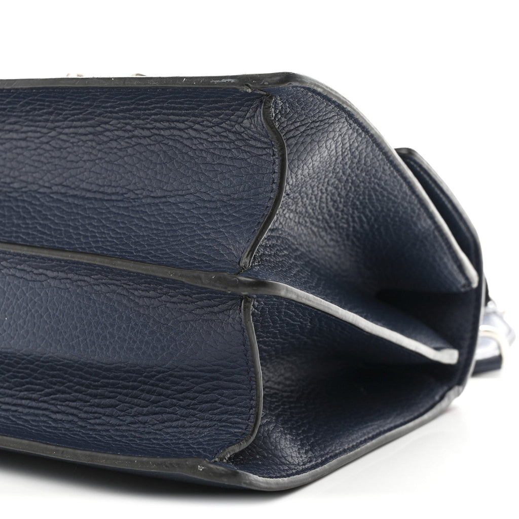 Gucci Dollar Calfskin Crystal Web Medium Dionysus Bamboo Top Handle Bag Blue Agata Montana Sapphire