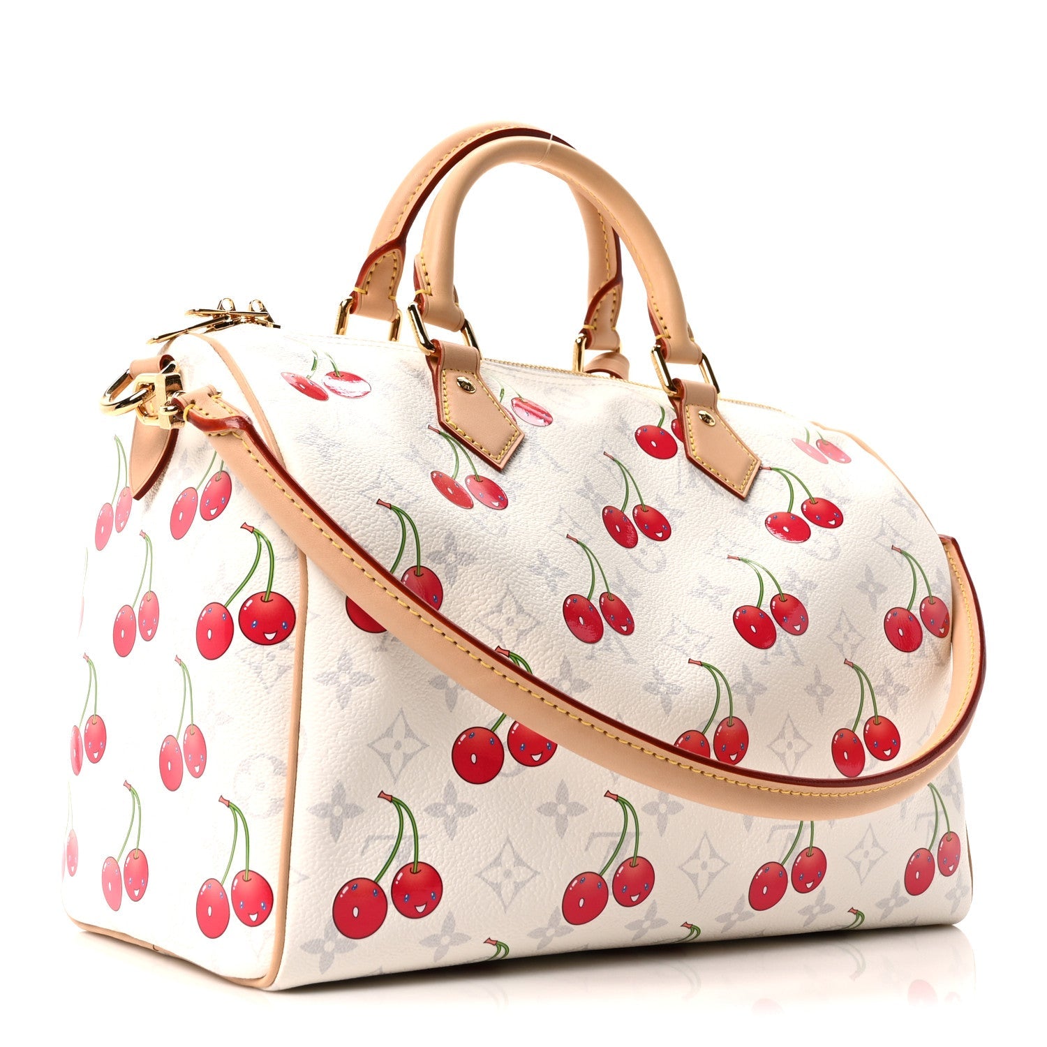 Louis Vuitton LV X TM Monogram Cerises Speedy Soft Bandouliere 30