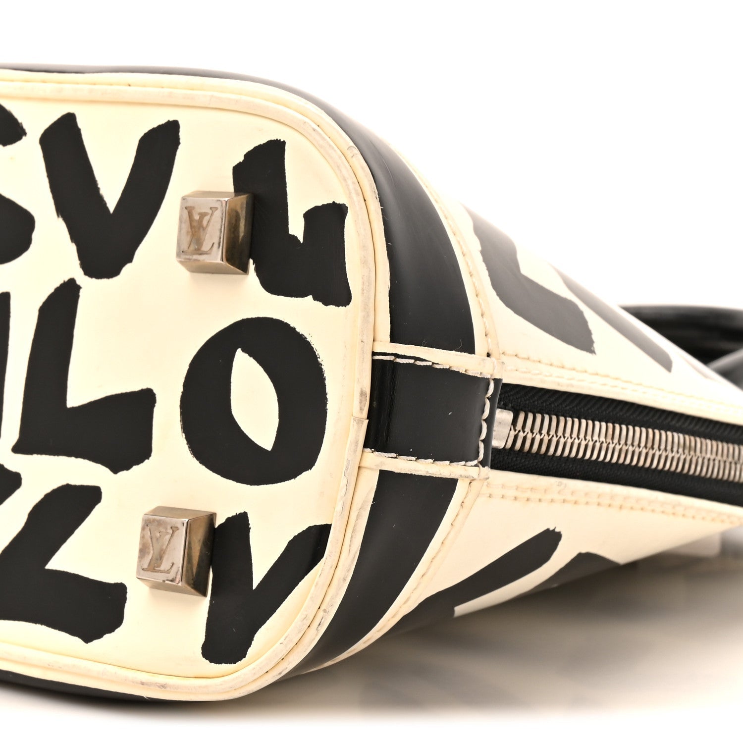 Louis Vuitton Graffiti Alma MM Black