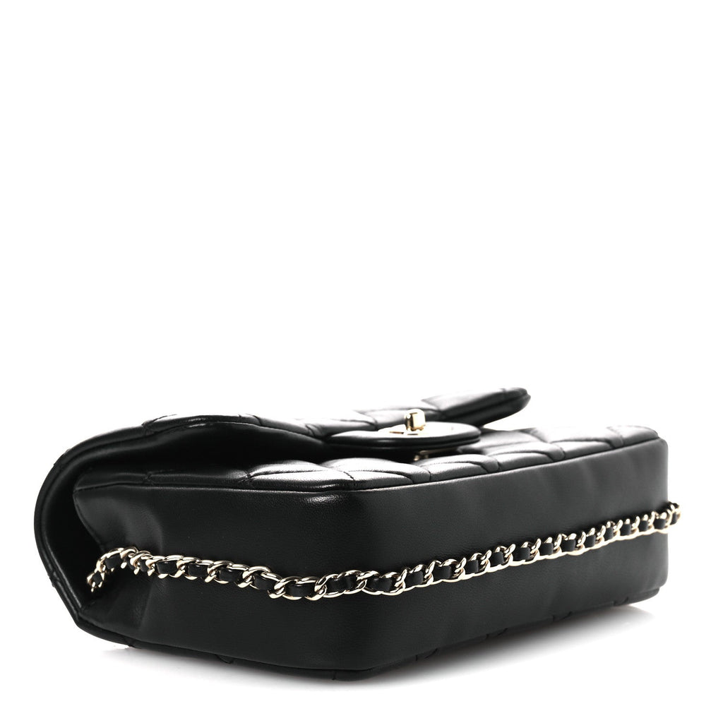 Chanel Lambskin Quilted Small My Precious Flap Black