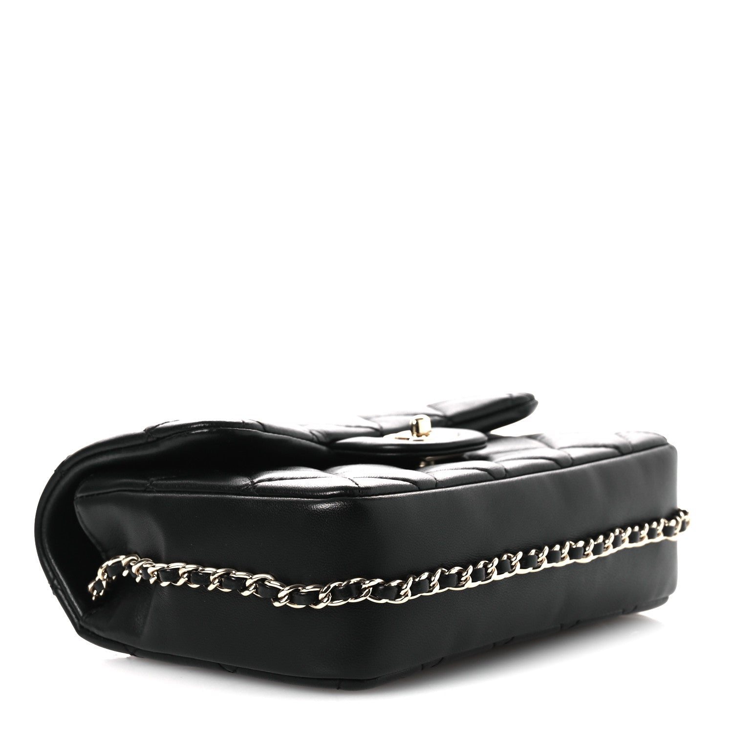 Chanel Lambskin Quilted Small My Precious Flap Black