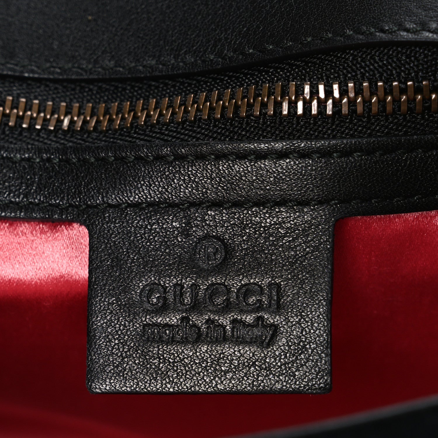 Gucci Velvet Matelasse Small GG Marmont Shoulder Bag Black