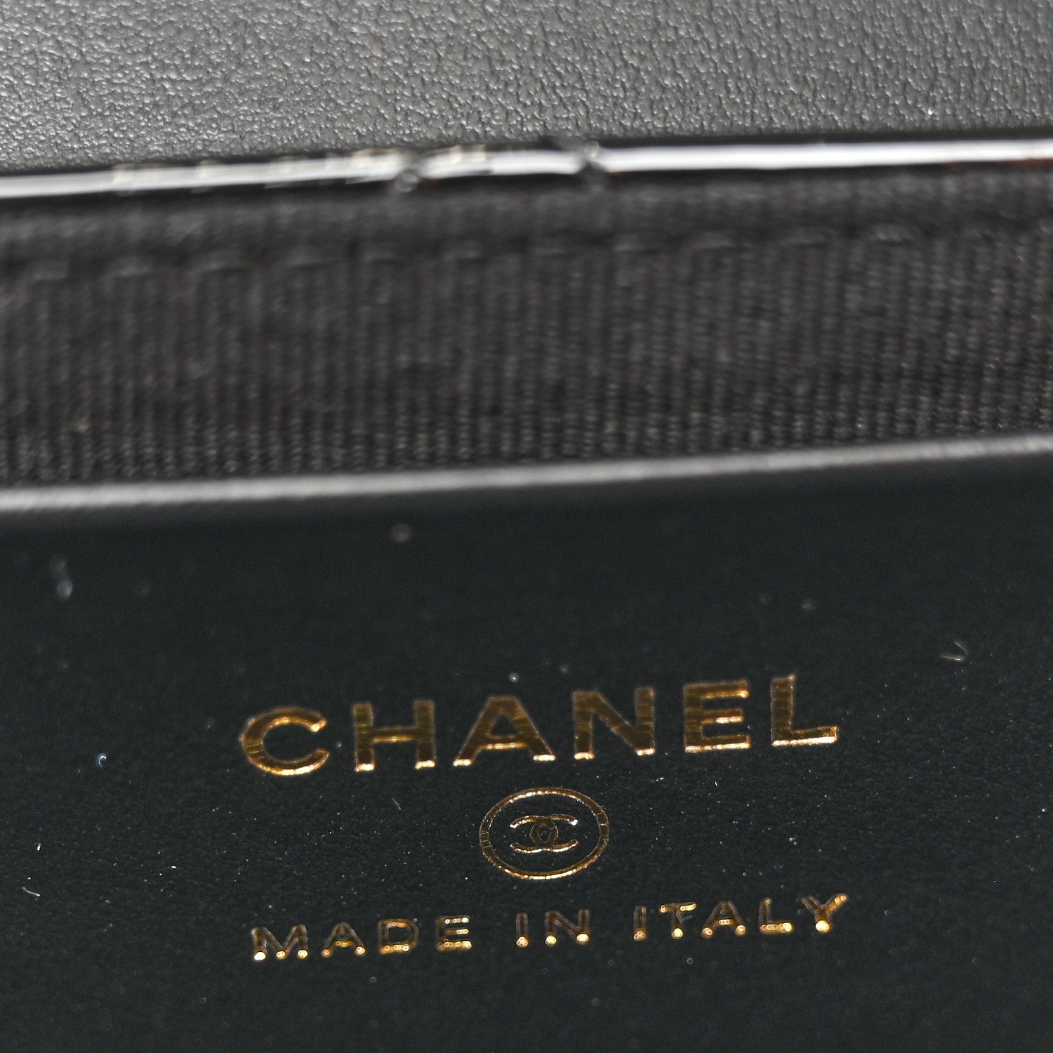 Chanel Patent Calfskin Quilted Mini Clutch Black