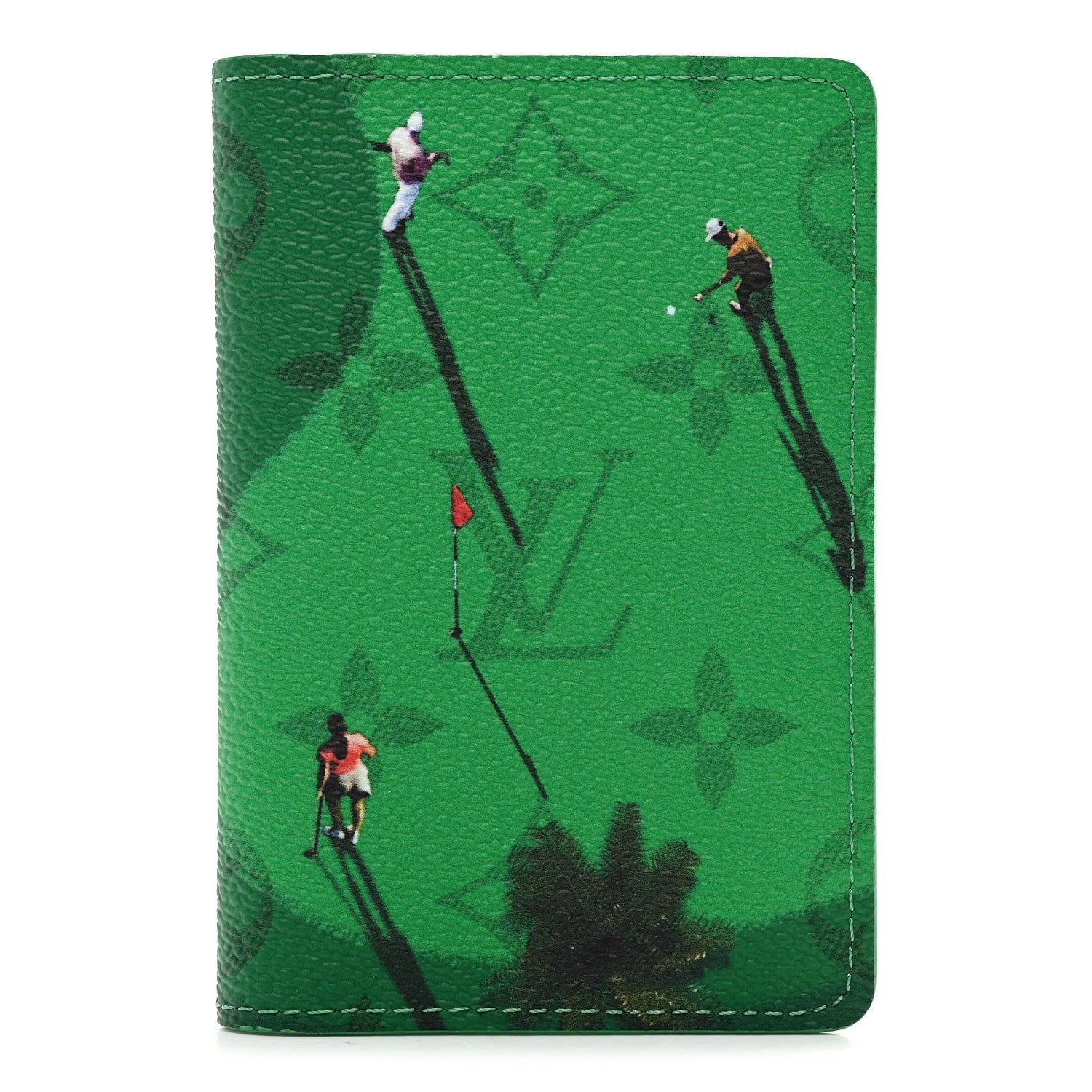 Louis Vuitton Monogram Sports Pocket Organizer Golf Green