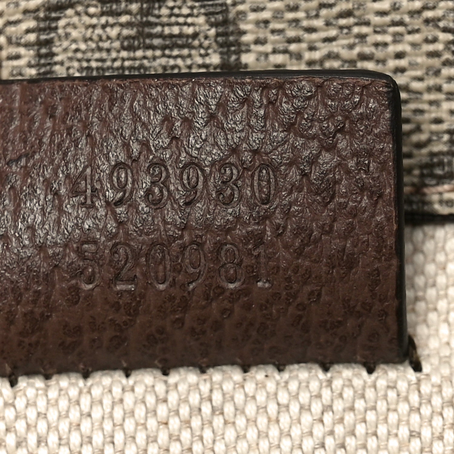 Gucci GG Supreme Monogram Neo Vintage Web Belt Bag Brown