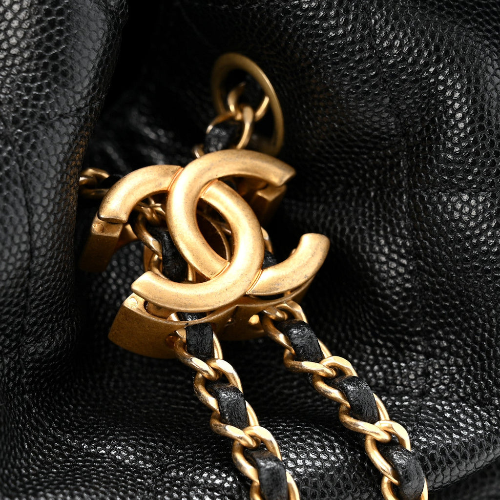 Chanel Caviar Quilted Small Chanel 25 Handbag Black