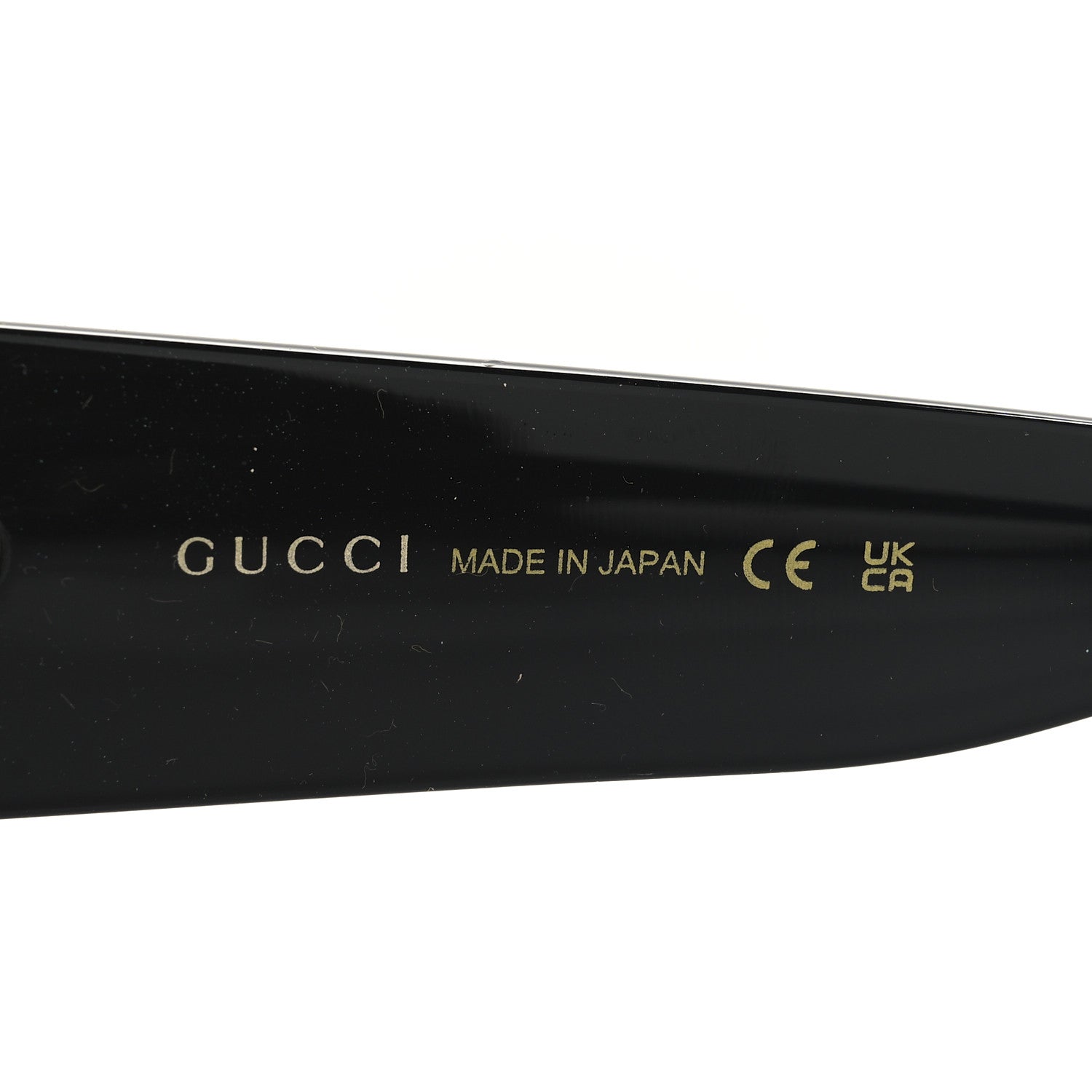 Gucci Acetate Square Frame Sunglasses GG0142SAN Black