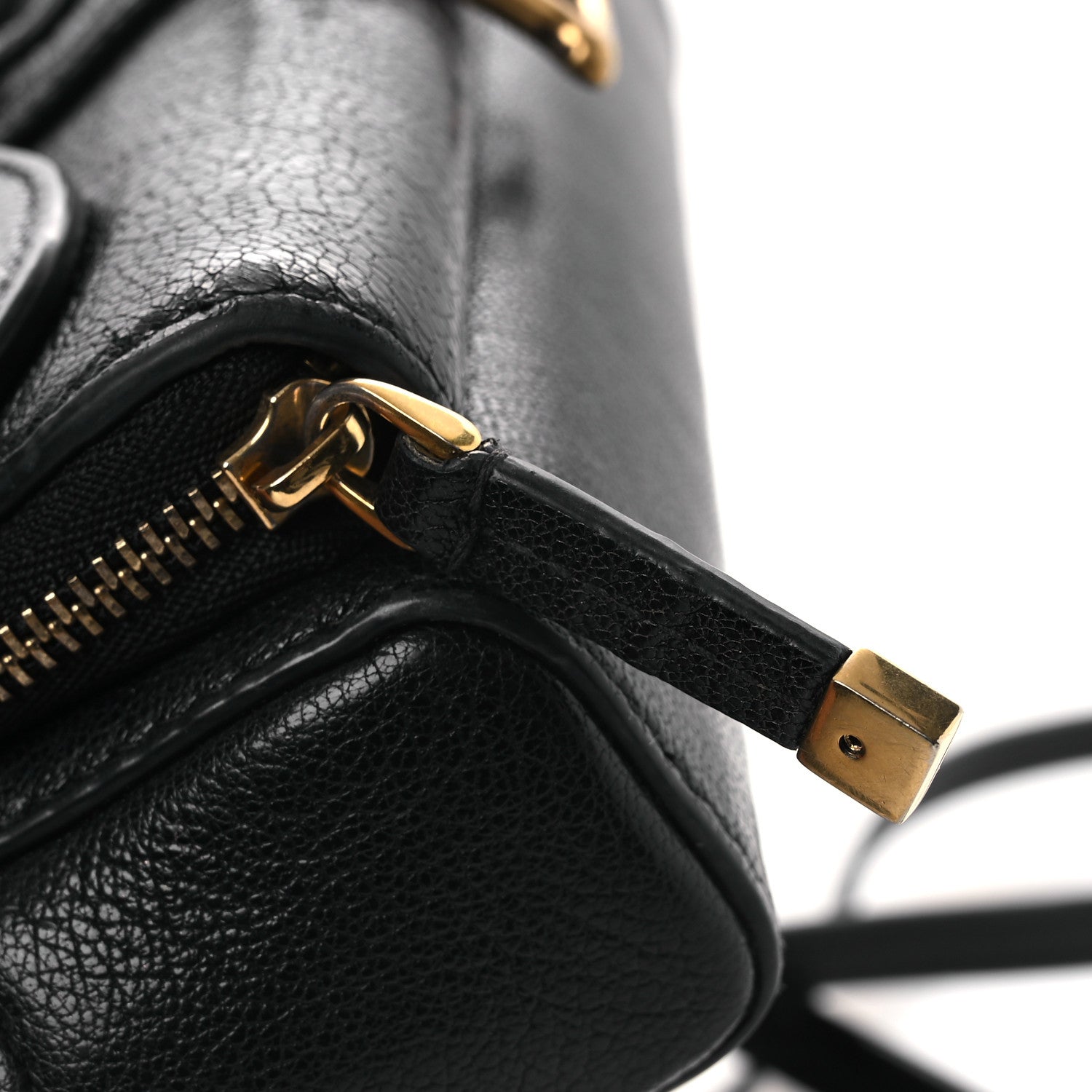 Christian Dior Goatskin Double Saddle Pouch Black