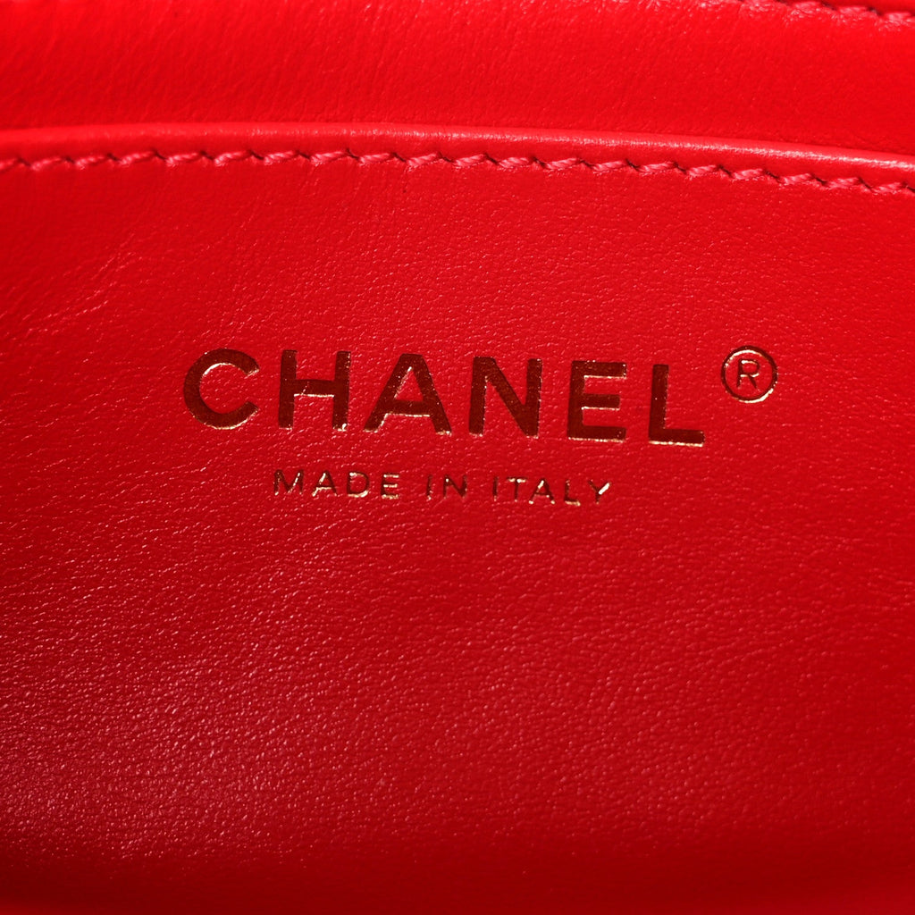 Chanel Lambskin Quilted Small Flap Red