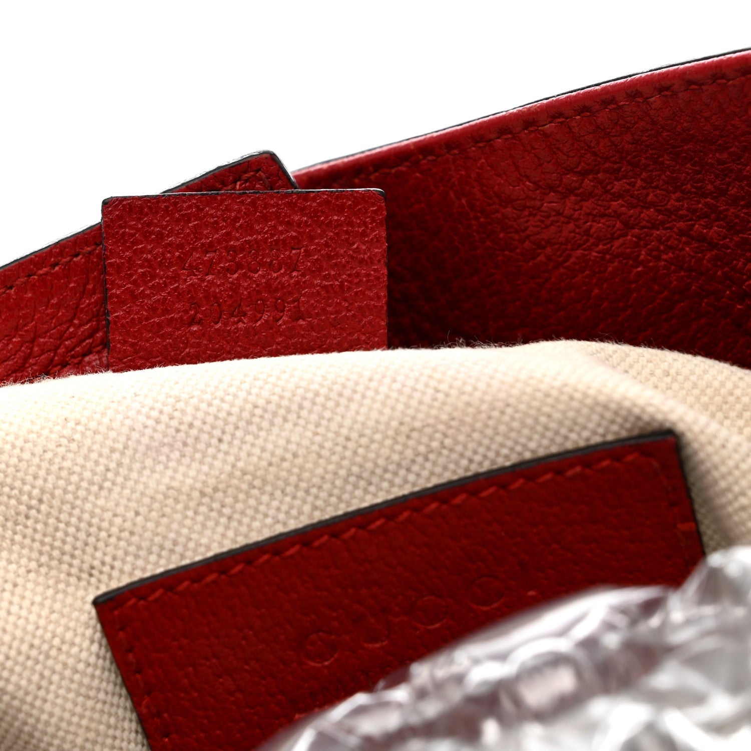 Gucci Soft GG Supreme Monogram Web Bosco Patch Small Crossbody Tote Beige Malva Hibiscus Red