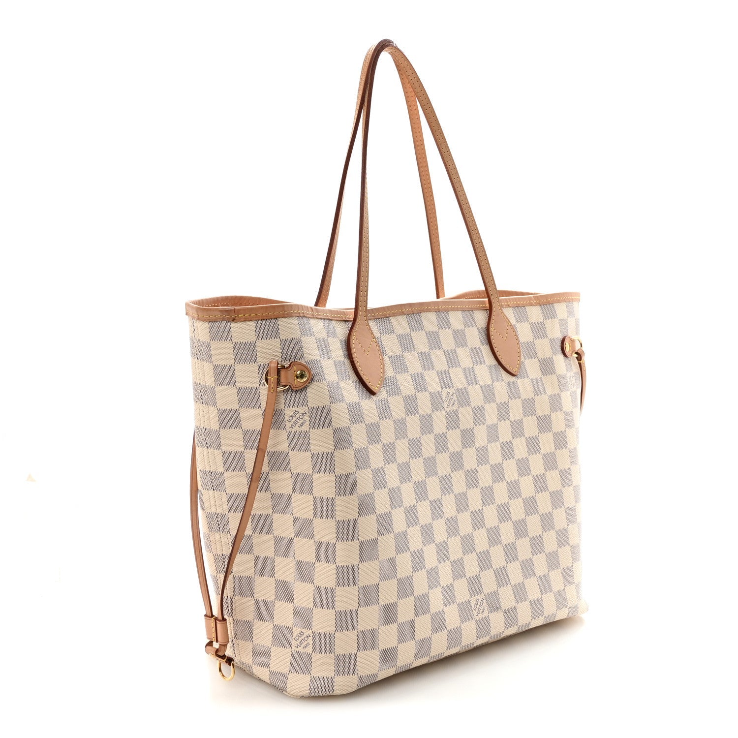 Louis Vuitton Damier Azur Neo Neverfull MM Rose Ballerine