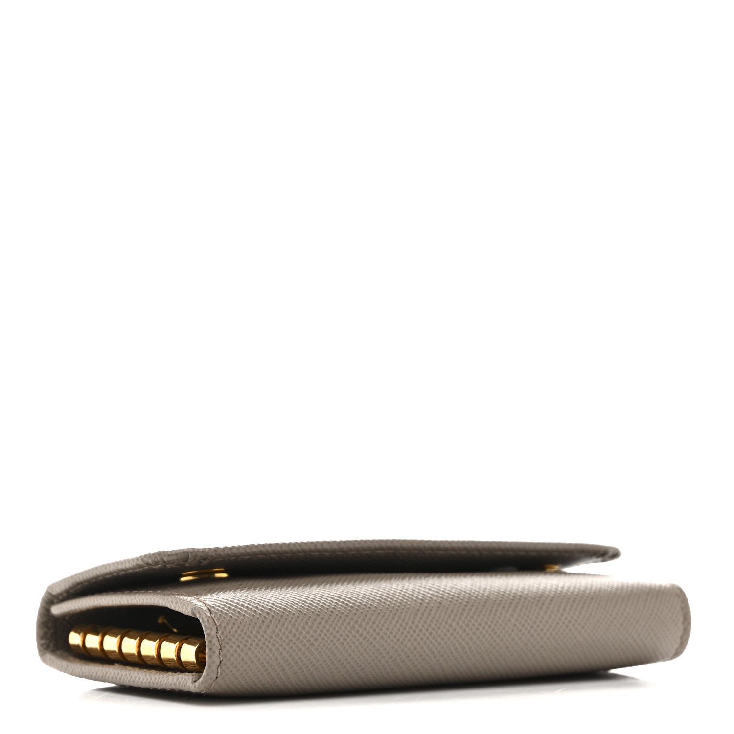 Prada Saffiano Fiocco 6 Key Holder Argilla
