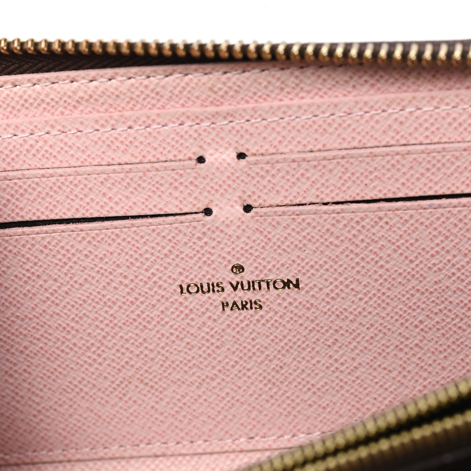 Louis Vuitton Monogram Clemence Wallet Rose Ballerine