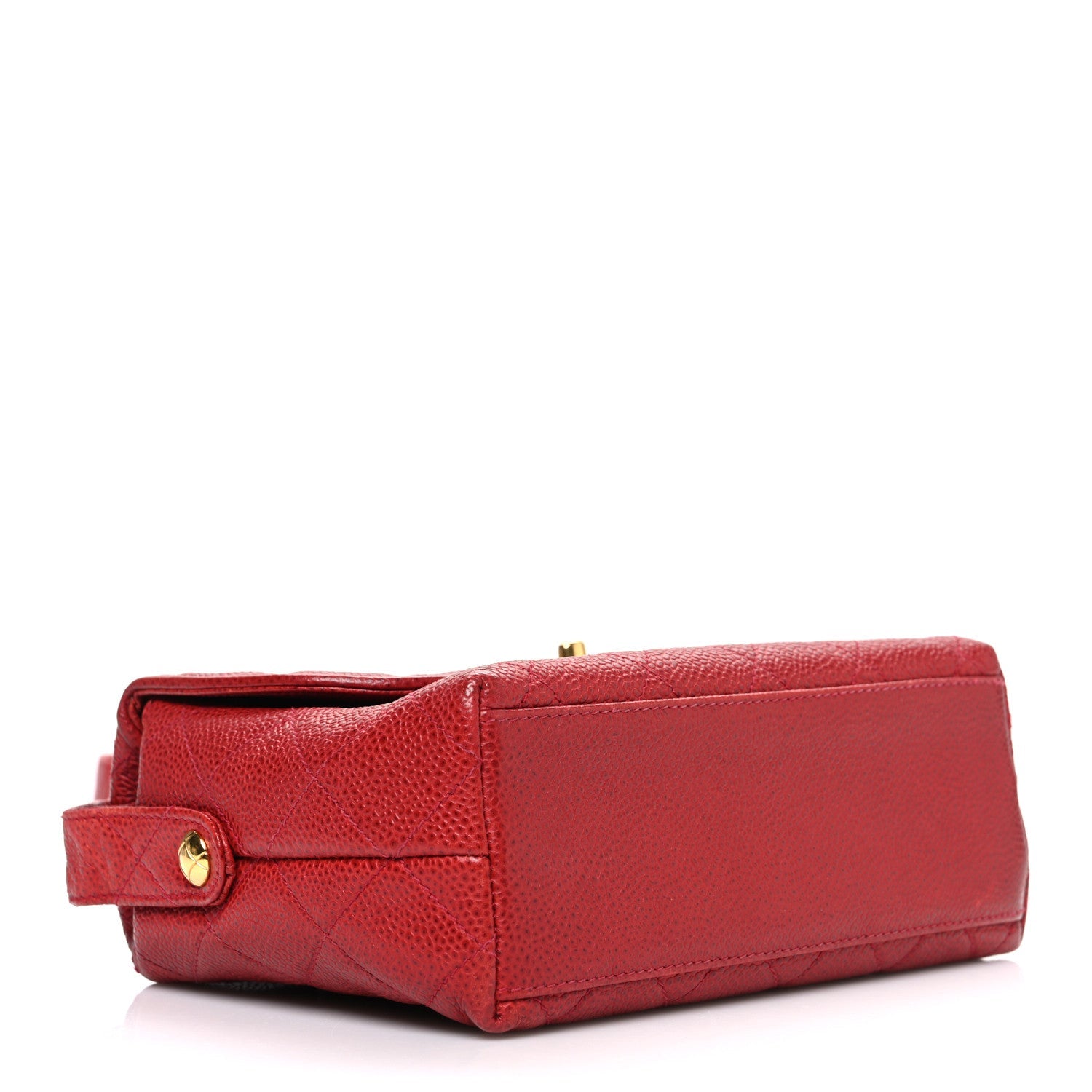 Chanel Caviar Quilted Shoulder Bag Red