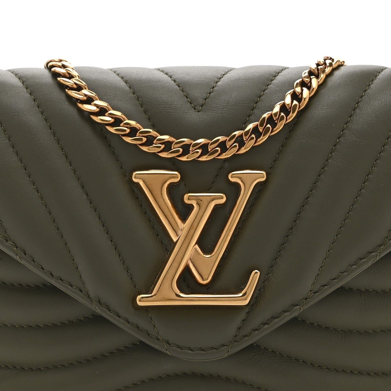 Louis Vuitton Calfskin New Wave Multi Pochette Kaki