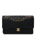 Chanel Caviar Quilted Medium Double Flap Black