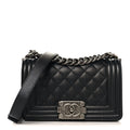 Chanel Caviar Quilted Small Boy Flap Black