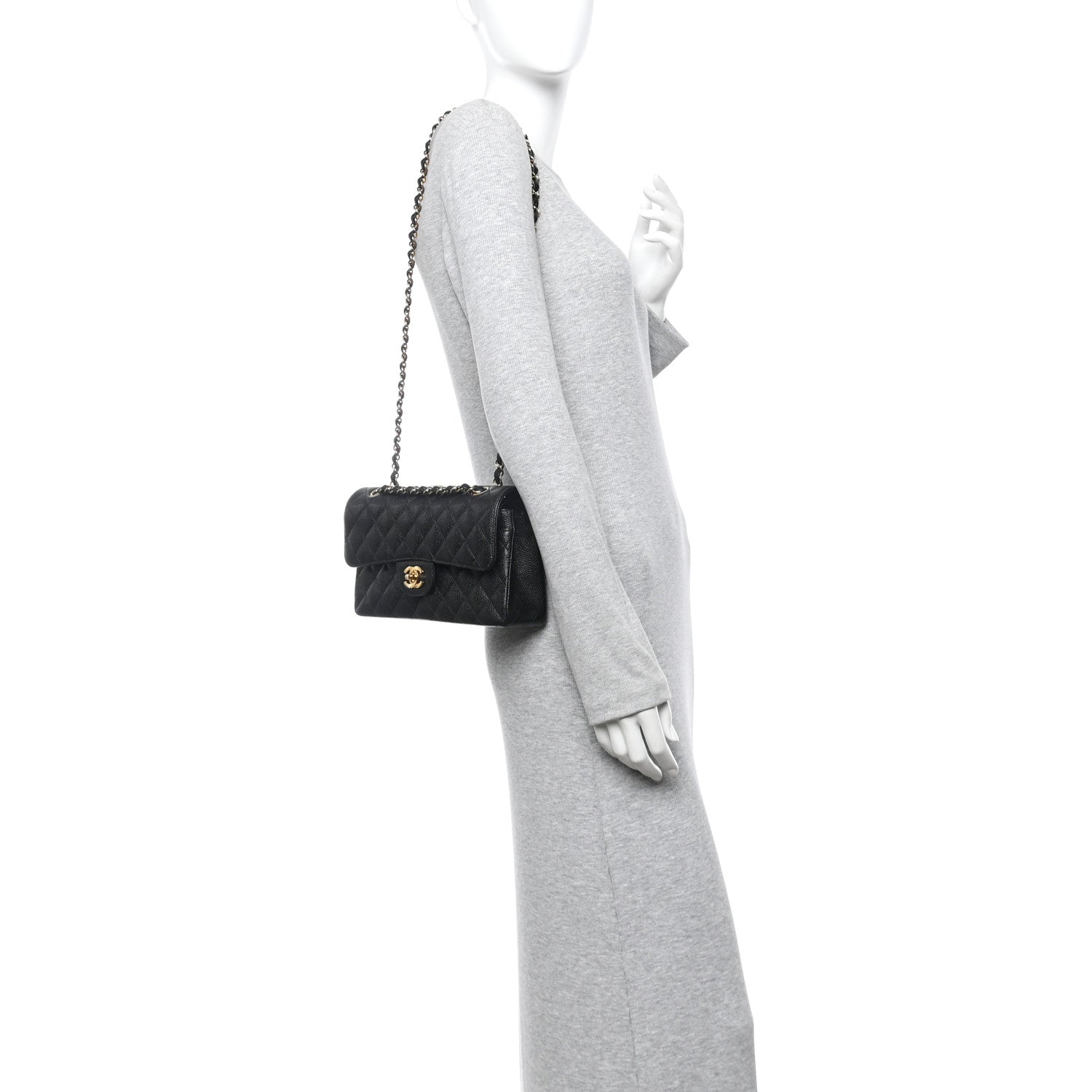 Chanel Caviar Quilted Small Double Flap Black