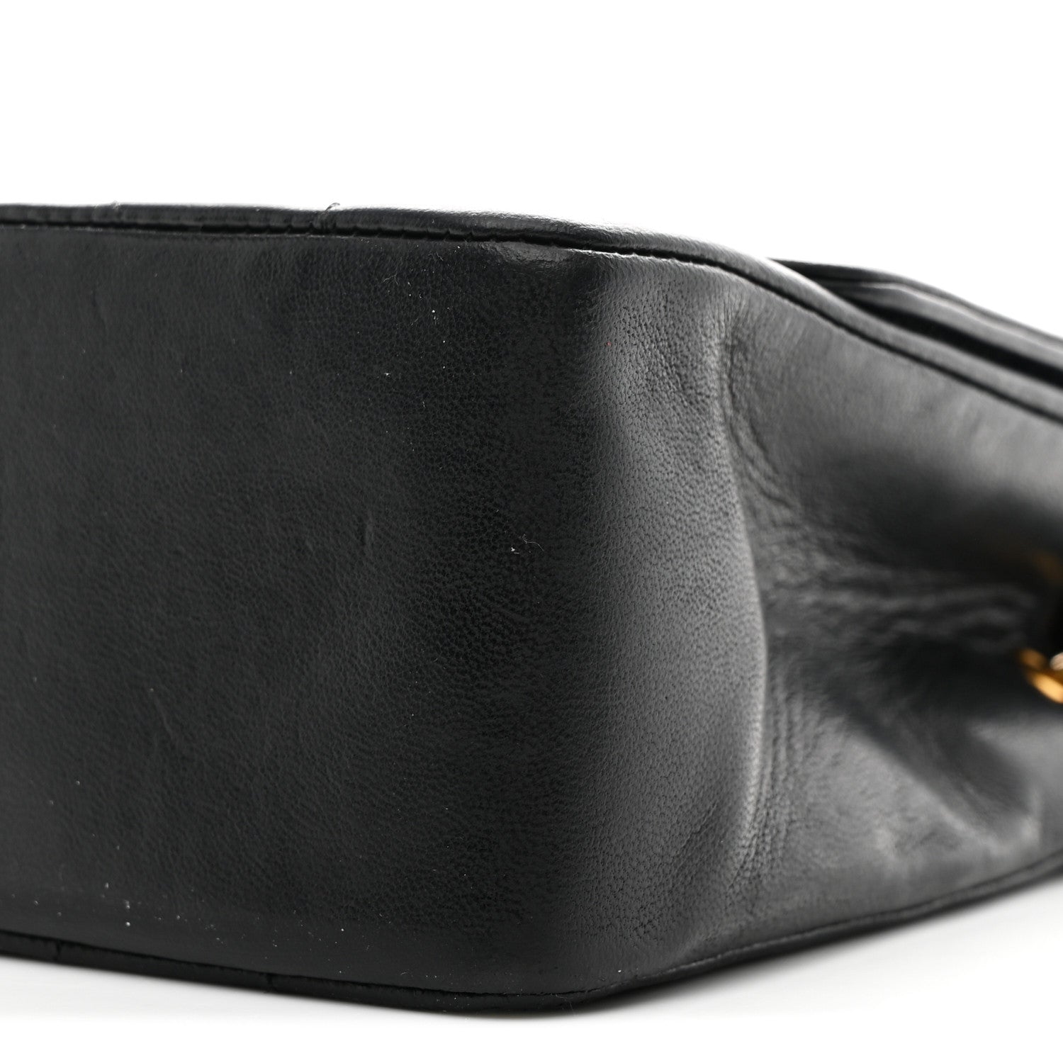Chanel Lambskin Quilted Medium Single Flap Black