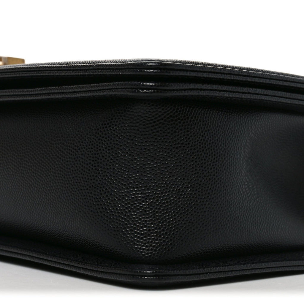 Chanel Caviar Quilted New Medium Boy Flap Black