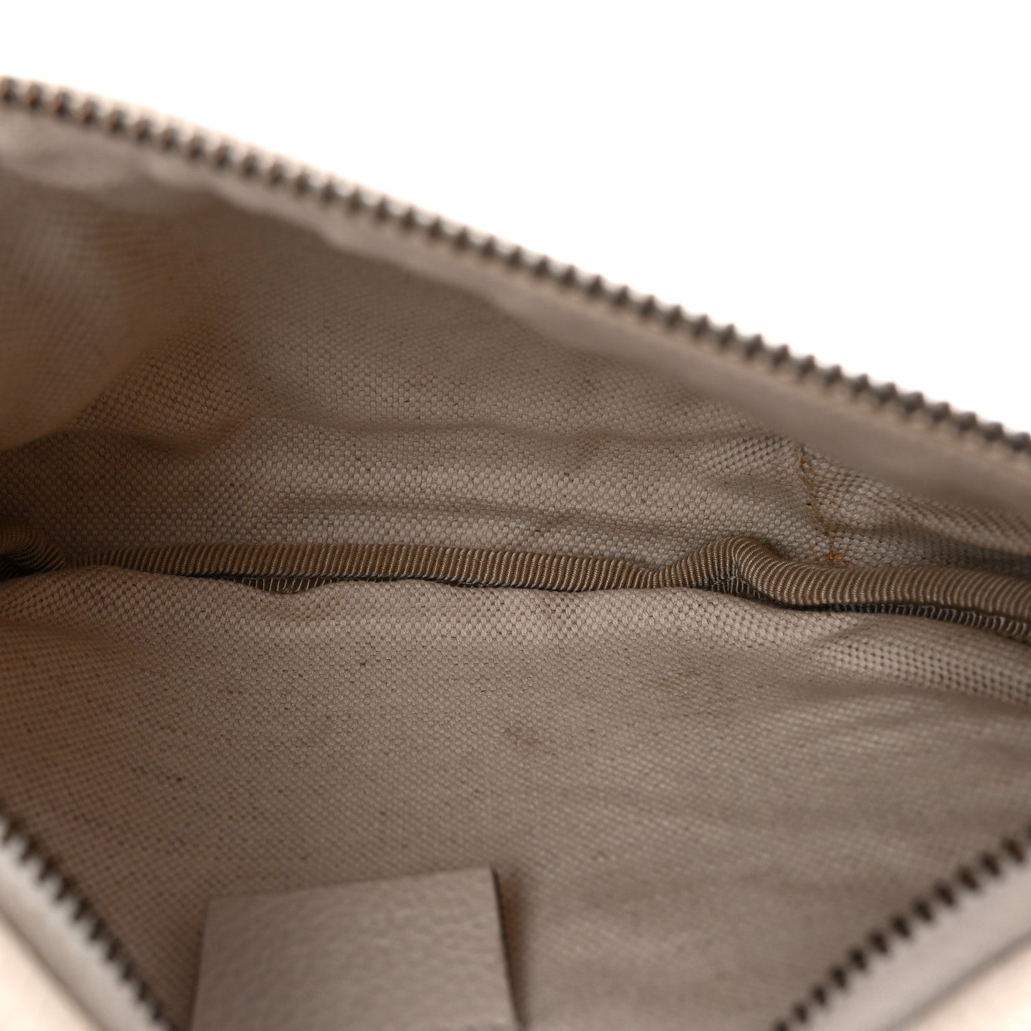 Gucci Grained Calfskin Small Logo Belt Bag White