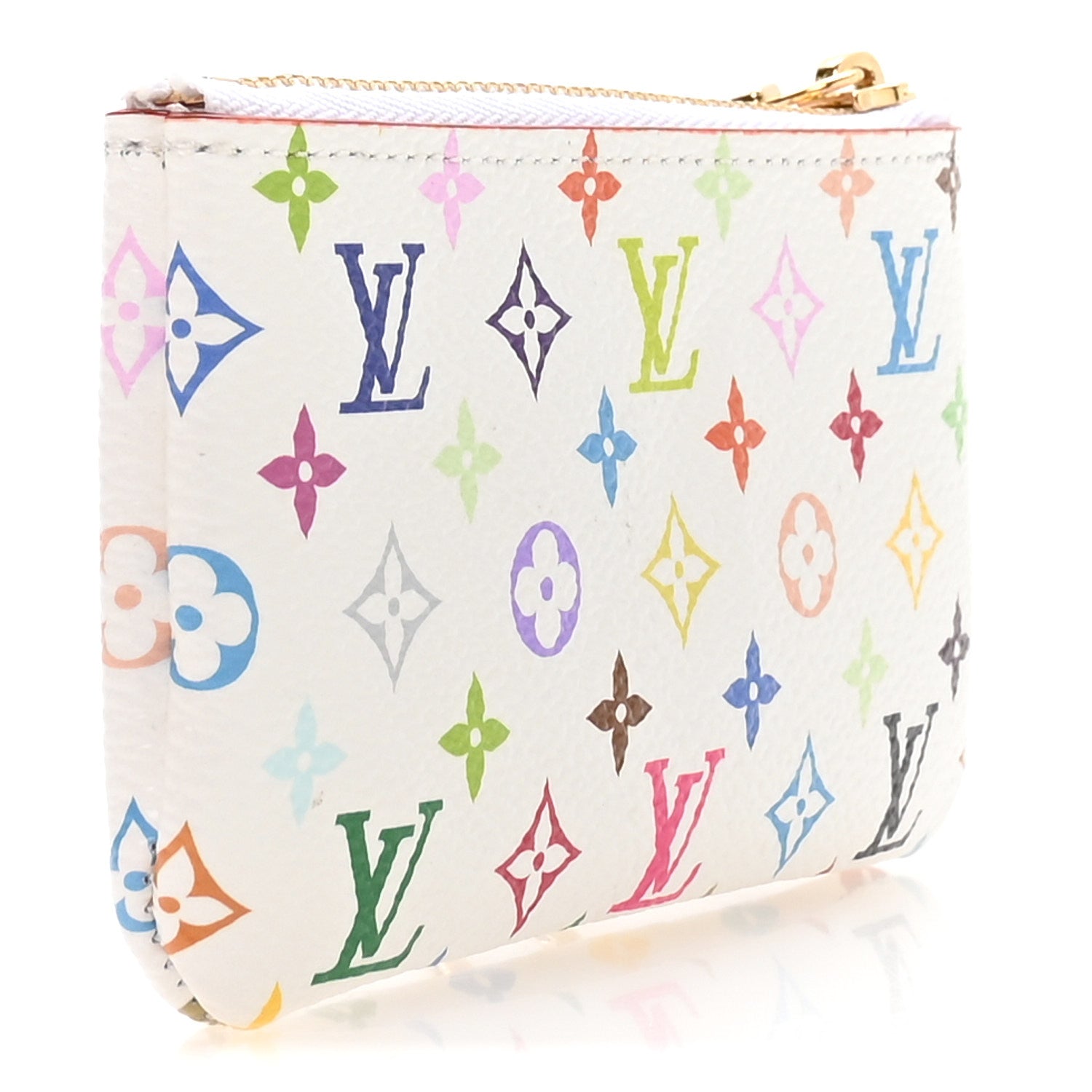 Louis Vuitton LV X TM Monogram Multicolor Key Pouch White