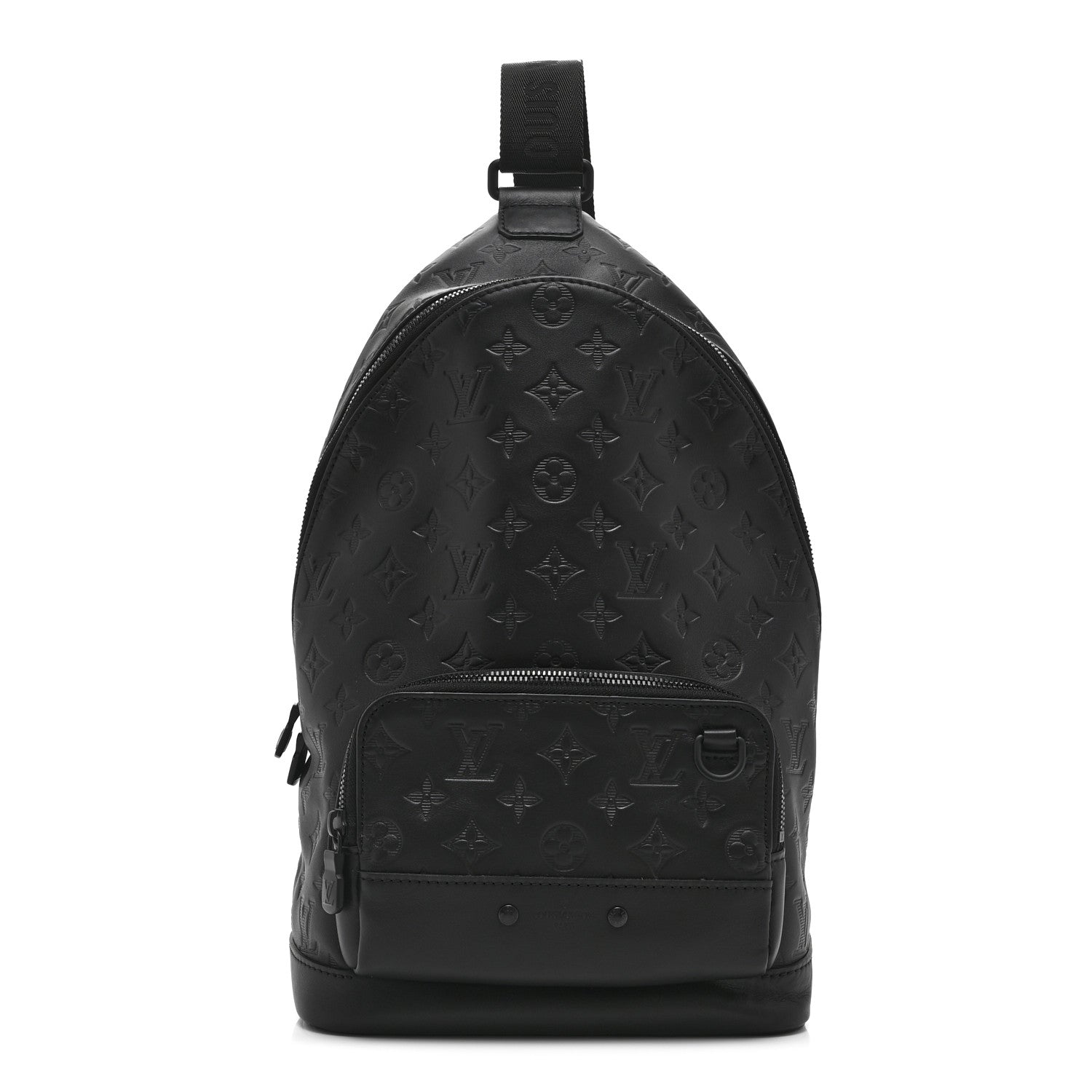 Louis Vuitton Monogram Shadow Racer Slingbag Black