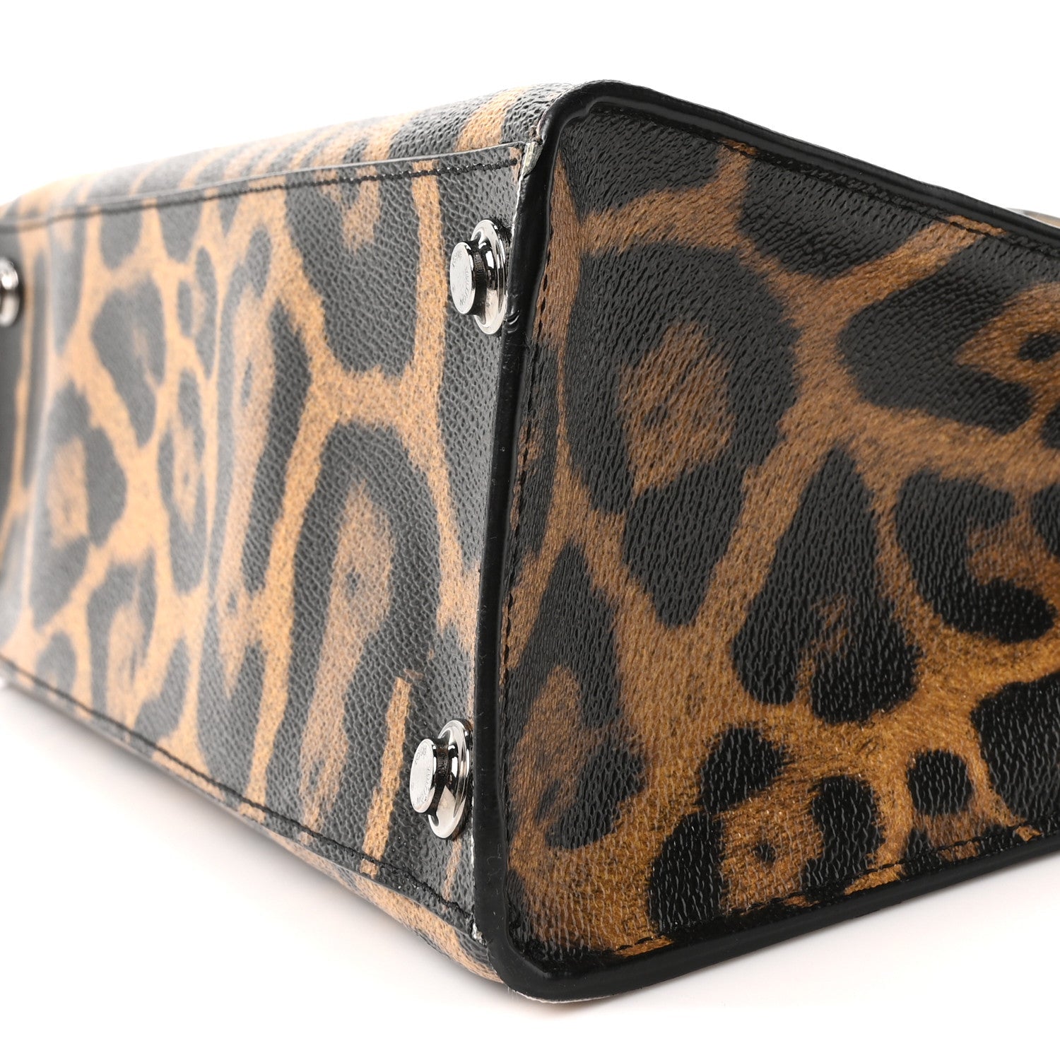 Louis Vuitton Canvas Calfskin Wild Animal Print City Steamer EW Marron