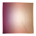 Gucci Cotton Silk Ombre Interlocking G Fringe Scarf Pink Beige