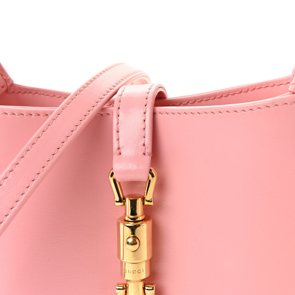 Gucci Boarded Dyana Lux Calfskin Mini Jackie 1961 Hobo Wild Rose