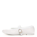 Lambskin Mary Jane Flats 38.5 White