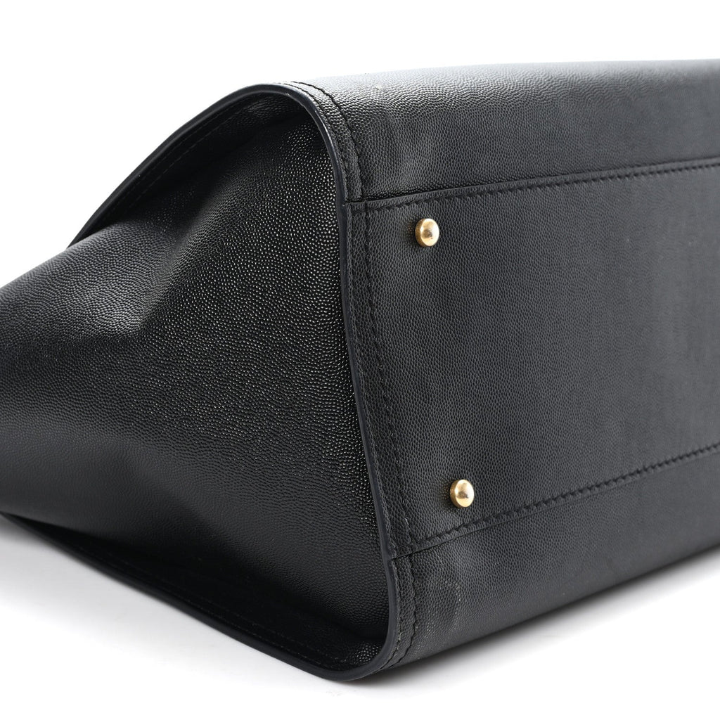 Chanel Caviar Medium Studded Deauville Tote Black