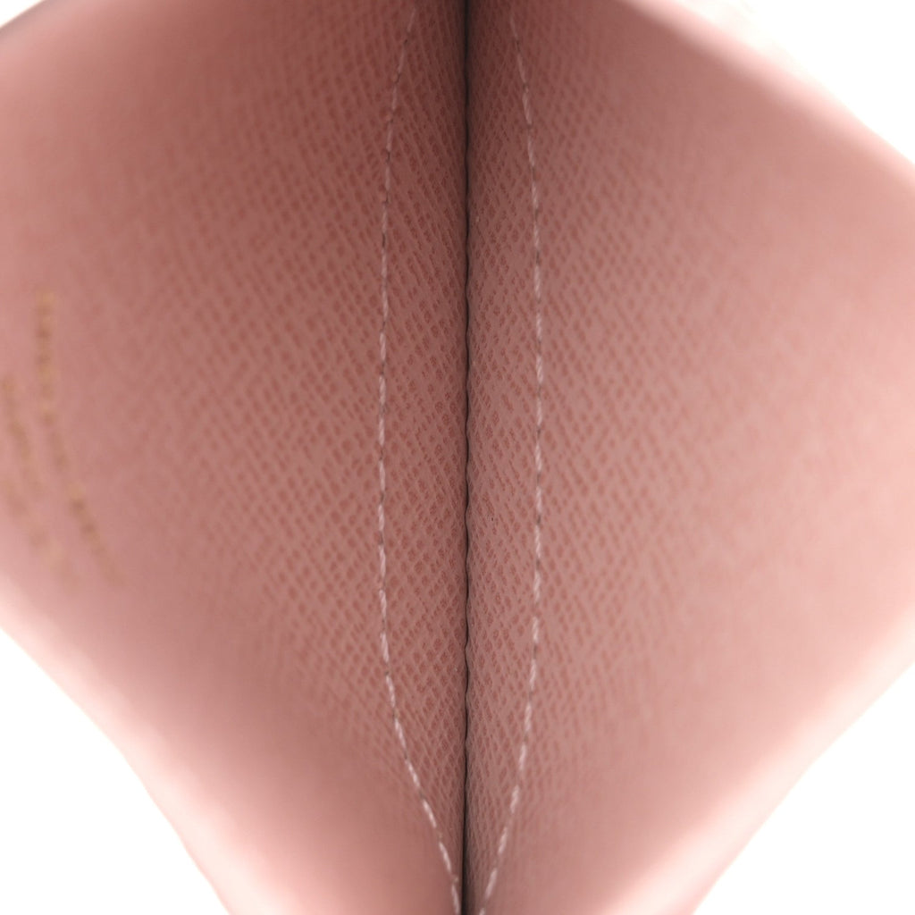 Louis Vuitton Monogram LV Charms Card Holder Rose Ballerine