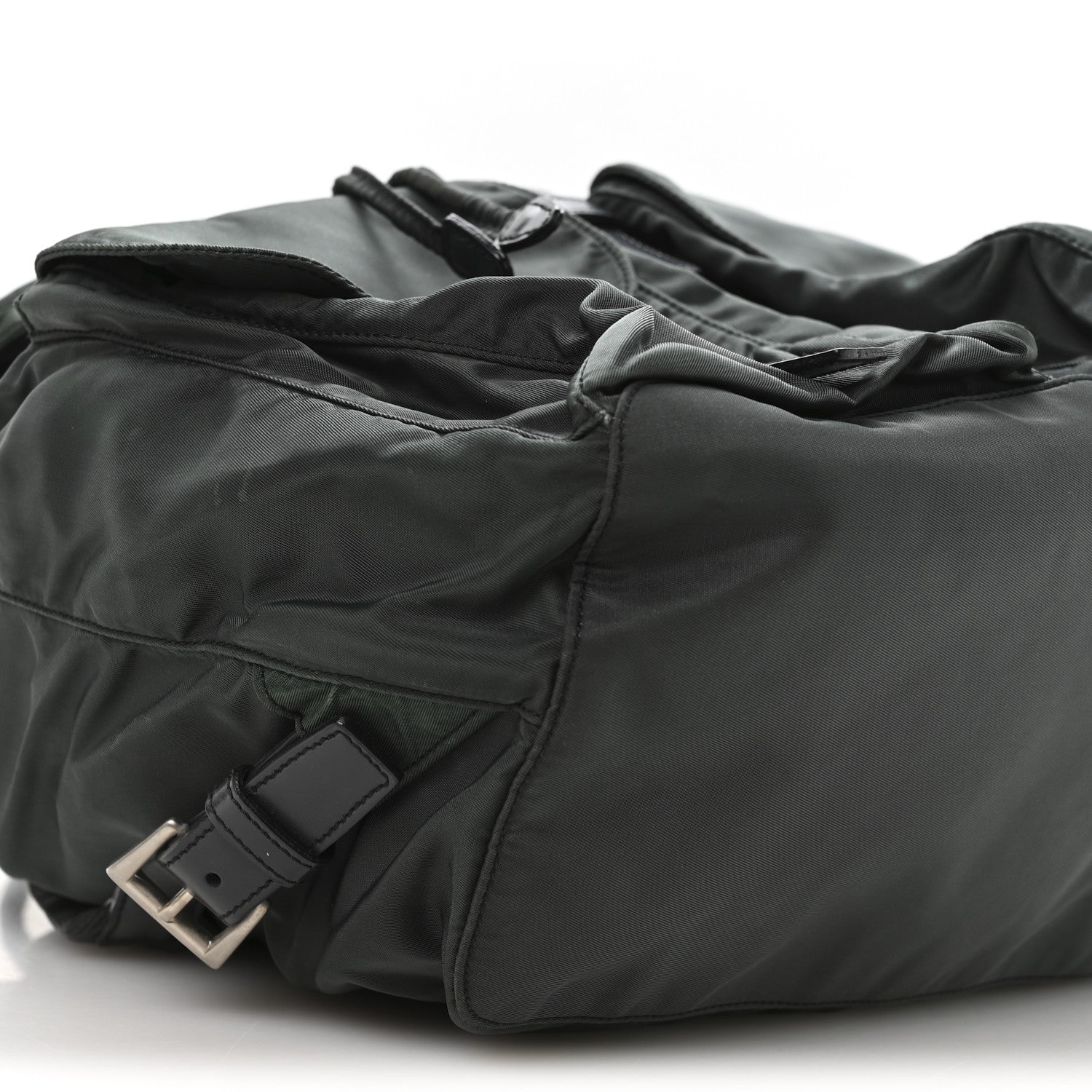 Prada Nylon Vela Medium Backpack Green