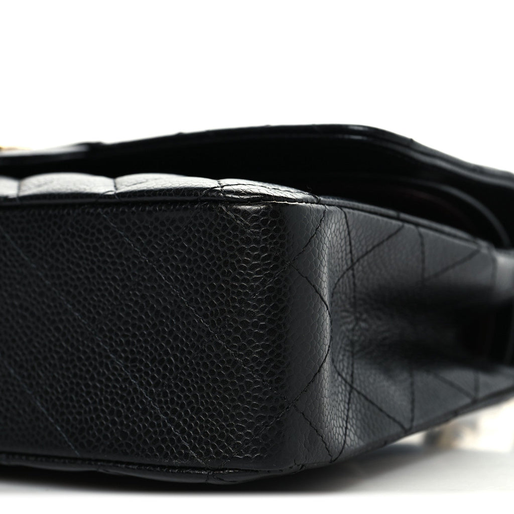 Chanel Caviar Quilted Medium Double Flap Black