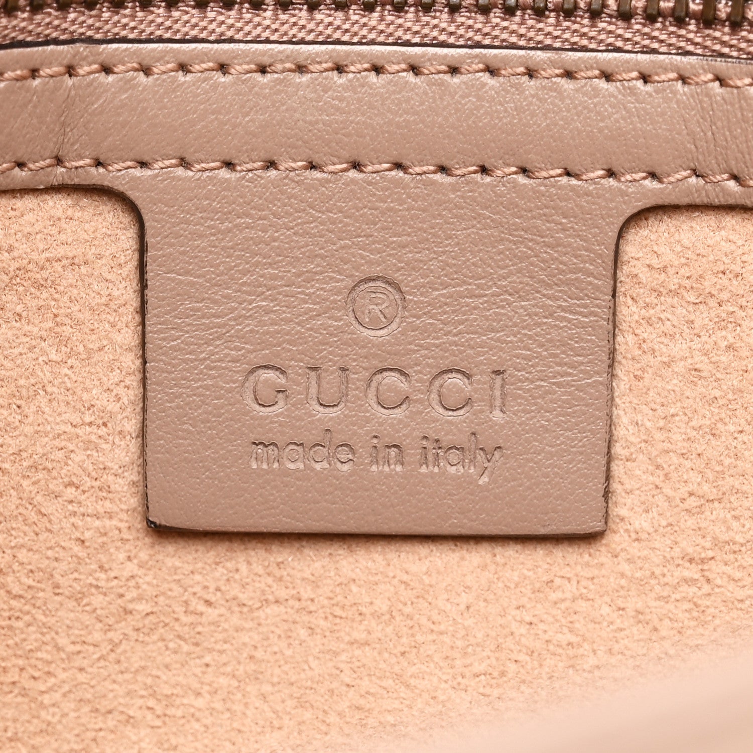 Gucci Calfskin Matelasse Small GG Marmont Shoulder Bag Porcelain Rose