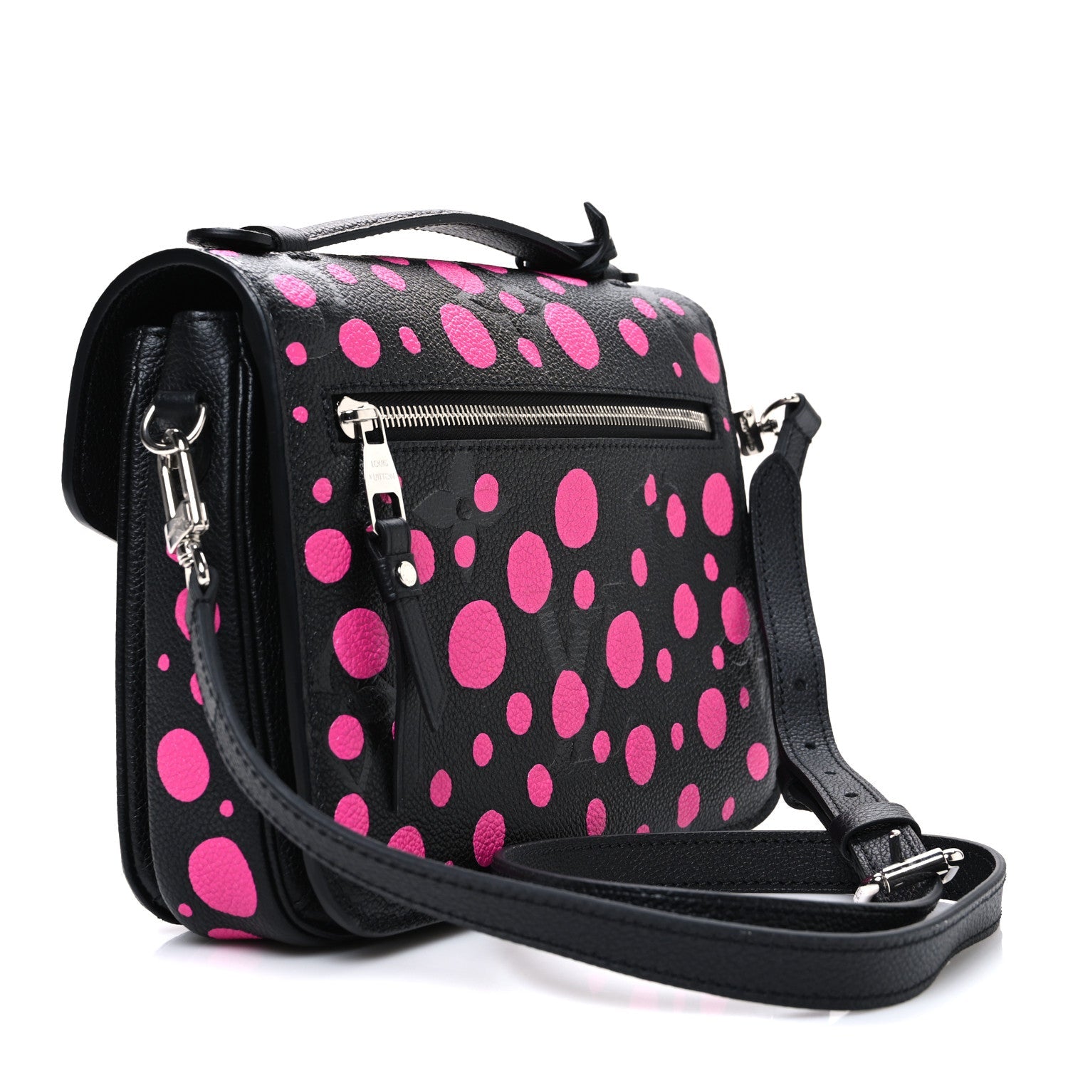 Louis Vuitton LV x YK Empreinte Monogram Giant Pochette Metis Black Fuchsia