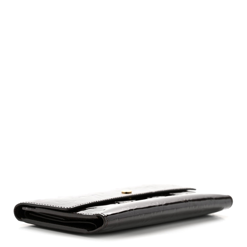 Louis Vuitton Vernis Porte Tresor International Wallet Amarante