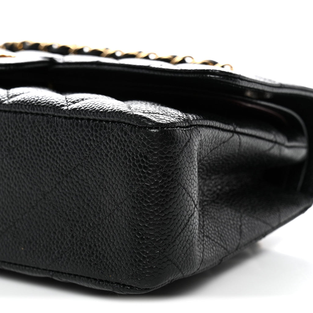 Chanel Caviar Quilted Medium Double Flap Black