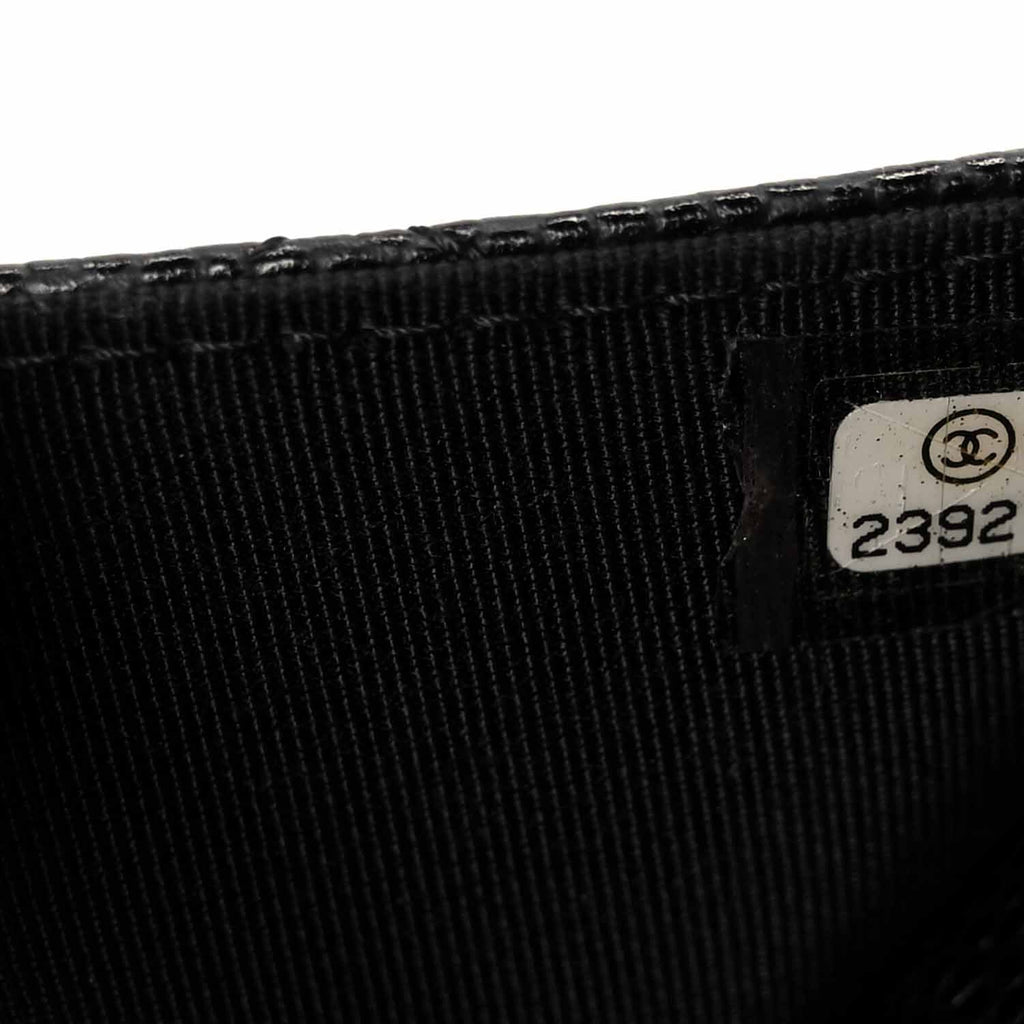 Chanel Caviar Quilted Wallet on Chain WOC Black