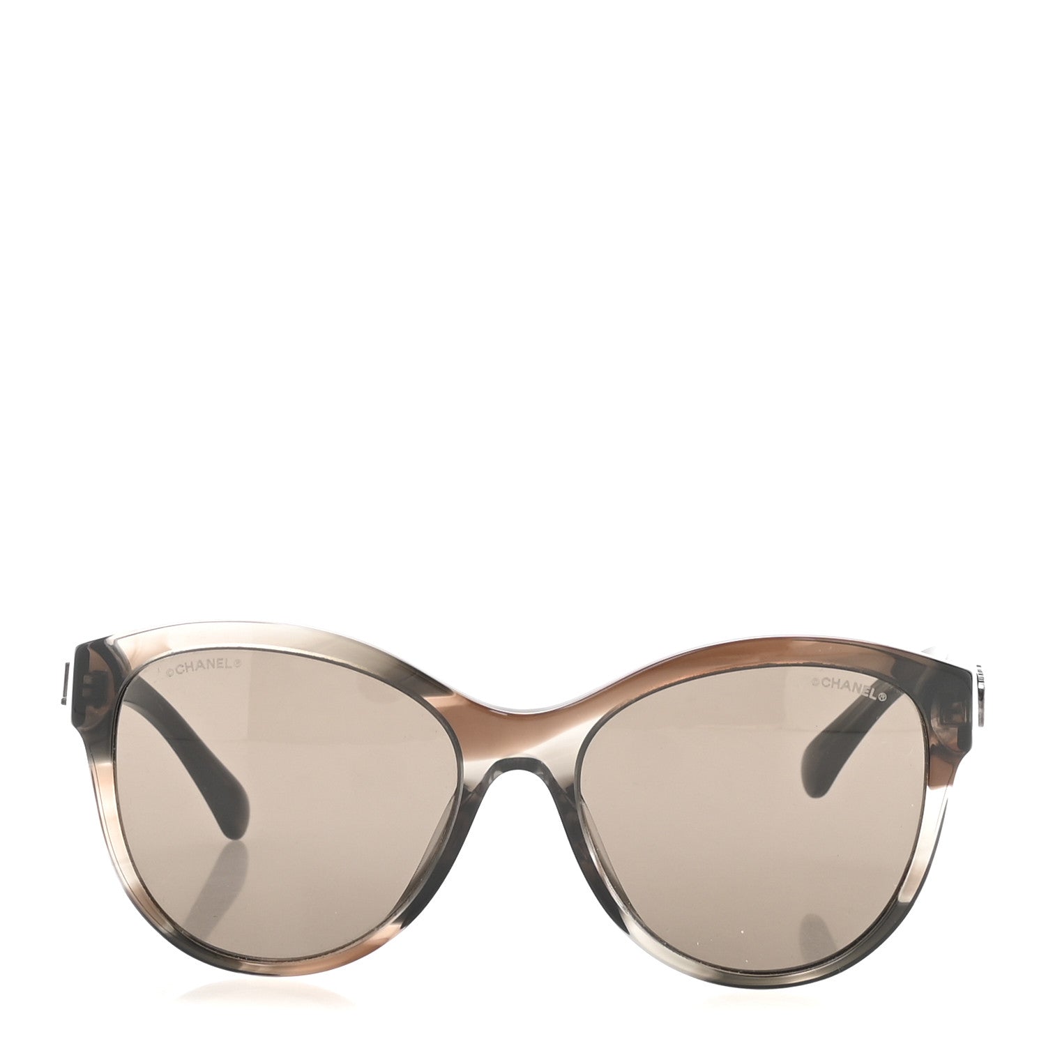 Acetate Pantos Logo Sunglasses 5458-A Brown